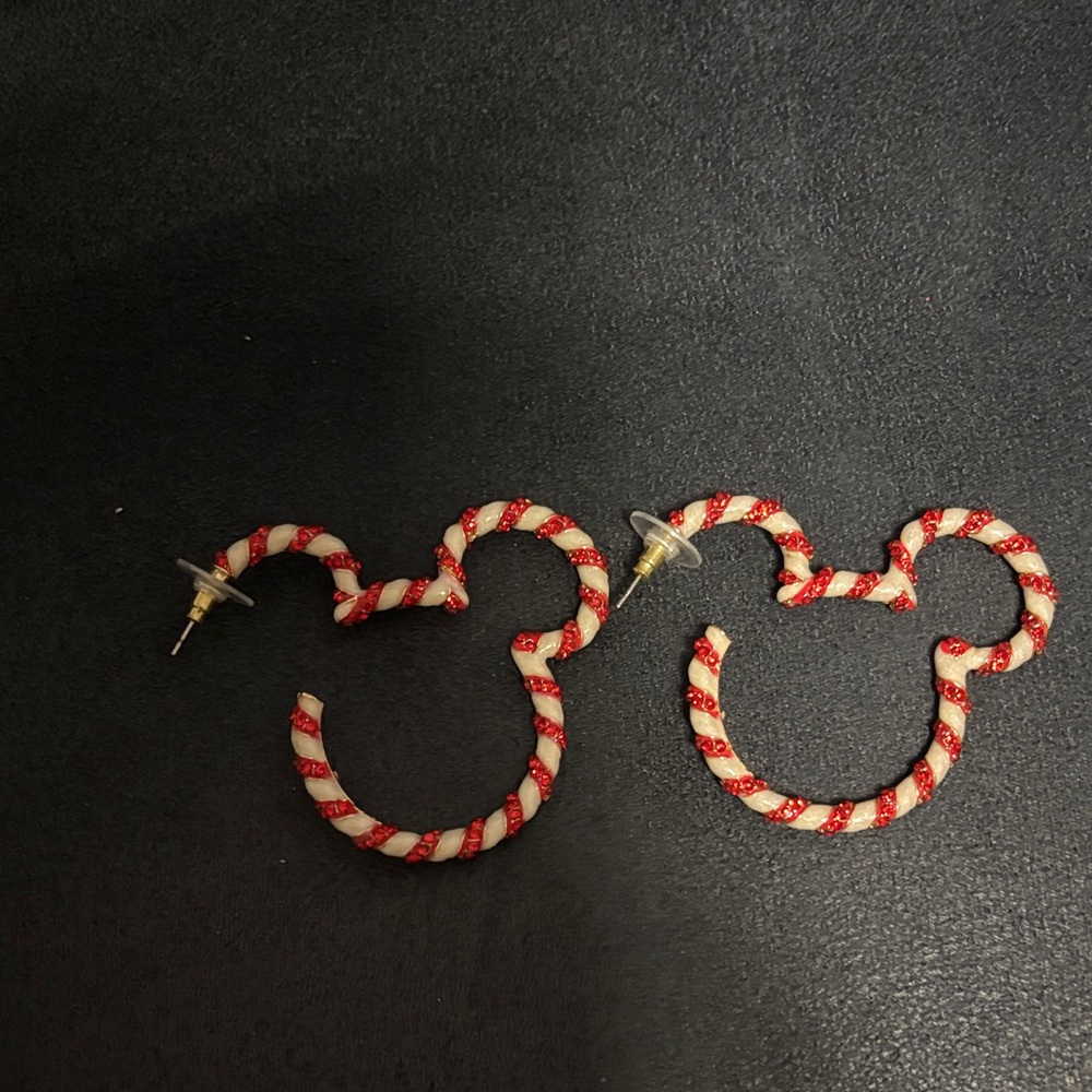 BaubleBar Red and White Earrings